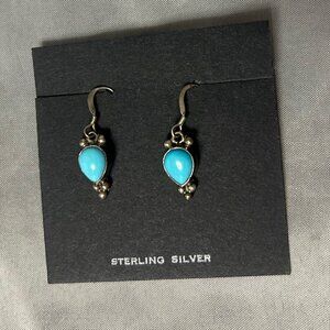 Sterling Silver Turquoise Earrings